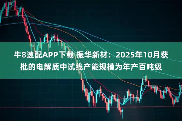 牛8速配APP下载 振华新材：2025年10月获批的电解质中试线产能规模为年产百吨级